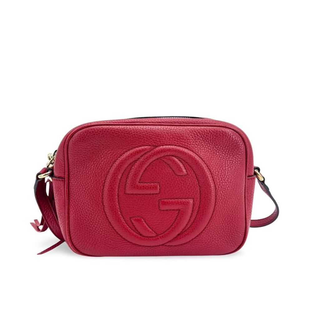 Gucci Soho Disco Shoulder Bag Red